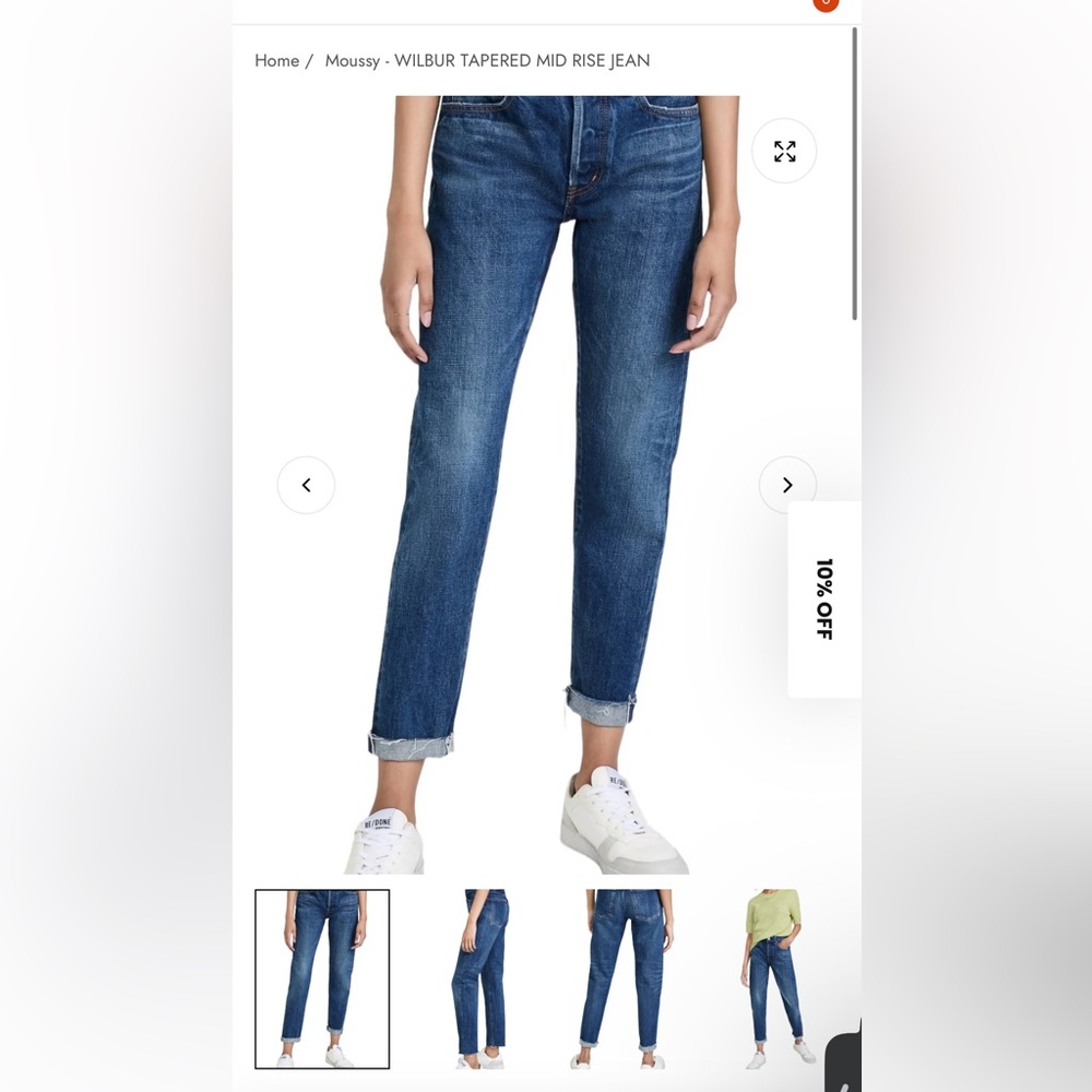 Moussy - WILBUR TAPERED MID RISE JEAN
